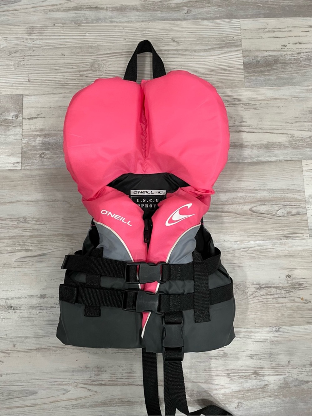 O'Neill Superlite USCG nylon infant life vest Berry/graphite/smoke (4727)